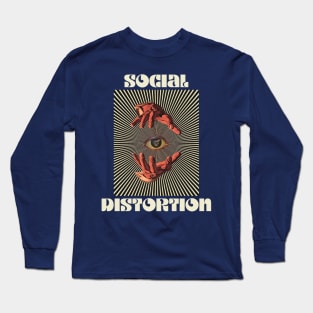 Hand Eyes Social Distortion Long Sleeve T-Shirt